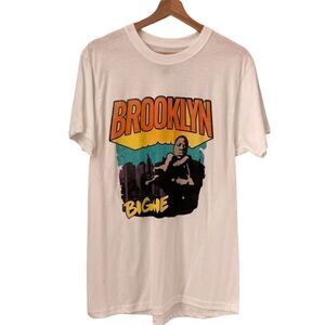 The Notorious B.I.G. Brooklyn White T-Shirt in Size Medium